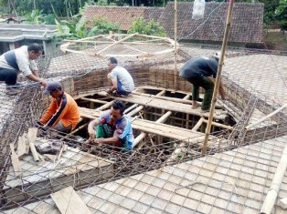 Pembangunan Masjid At-Tasbih Pondok Tasbih Pondok Pesantren Thoriqoh Ikhwanul Qalam